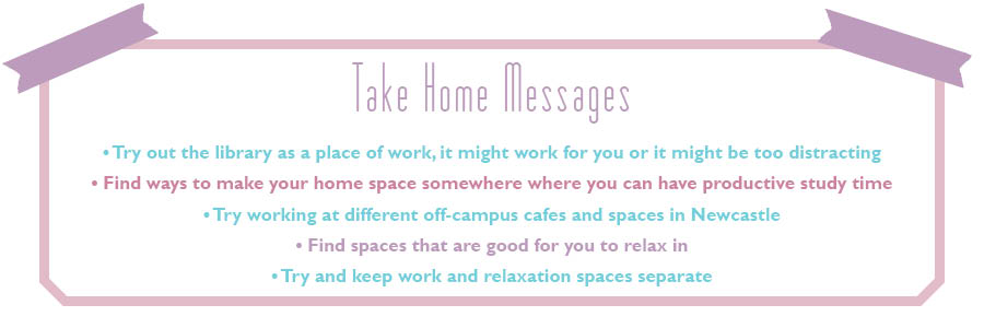 Take home message location